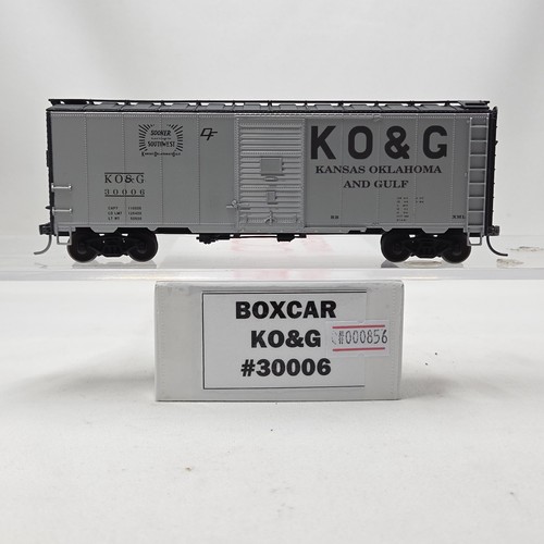 Coche de caja Accurail escala HO personalizado detallado/resistente a la intemperie KO&G #30006 40' | Zustand: Used