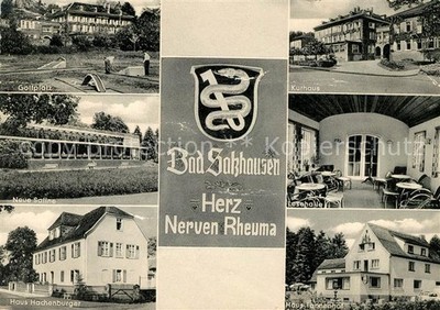 Bad Salzhausen Golf Course Kurhaus Saline Reading Hall House Hachenburger Haus Tannenh