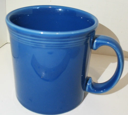 Vintage Blue Homer Laughlin  Fiesta Coffee Mug 10oz