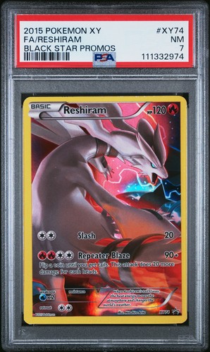 Reshiram graded PSA 7 for sale on eBay