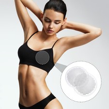 1 Pair Silicone Bra Pad Inserts White Reusable Covers for Women Tops and Bras