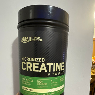 Optimum Nutrition Micronized Creatine Monohydrate Powder Unflavored 2.64lb