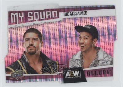 2022 Allure AEW My Squad Pink /100 Max Caster Anthony Bowens The Acclaimed 0q7s