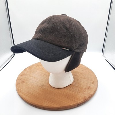 Gottmann Monaco Cap Mens XL Brown Wool Blend Hat Hunting Ear Flaps Germany