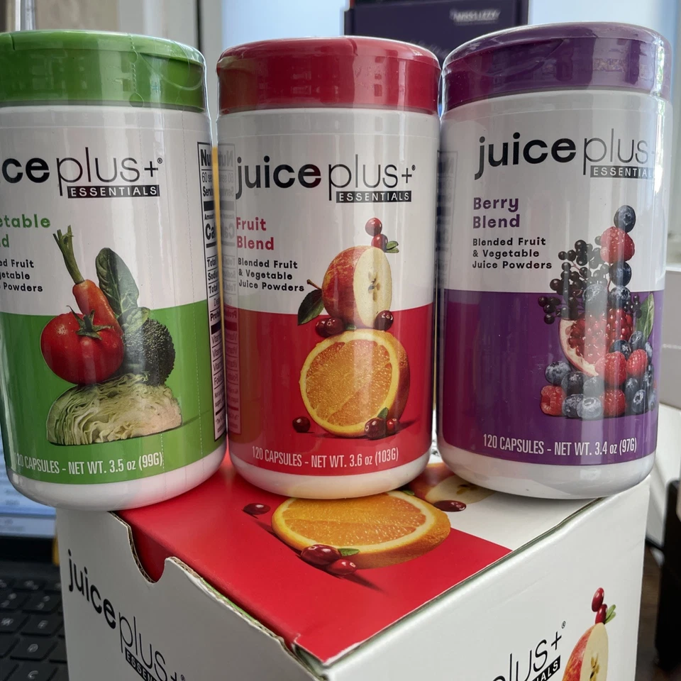 Juice Plus Trio Vegetable Berry & Fruit Blends 360 Capsules 2 Mo Supply Exp2027 - Image 4 of 4