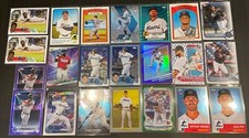 2020-2024 MIAMI MARLINS LOT (22) Parallels Inserts Refractors Color