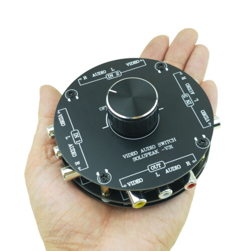 3-Way AV Switch RCA Switcher Video L/R Audio Selector 3 In 1 Out Composite selec - Picture 6 of 8