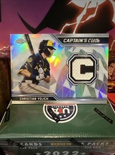 2021 Topps Chrome Christian Yelich Captain's Cloth Relic Jersey #CCR-CYE Brewers