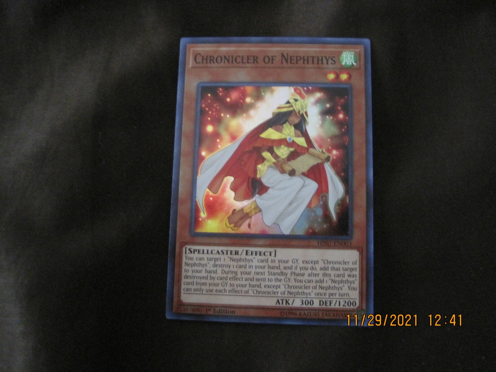 MATRIARCH OF NEPHTHYS HISU-EN001 Super Seltene Yu-Gi-Oh Karte 1. Auflage Neu EUR 1,67 - DE