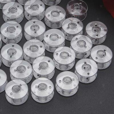 200x/Pack Universal Kunststoffspulen für Nähmaschine, Stickgarn