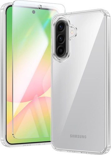 Przezroczyste etui + szkło wyświetlacza + osłona aparatu do Samsung A56 A36 A26 A16 A55 A35 5G - Zdjęcie 11 z 16