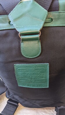 COACH VTG 1996 Atlanta Olympics Hunter Green Backpack Vintage Coach 1996 Atlanta Olympic Games Hunter Green  main image 3