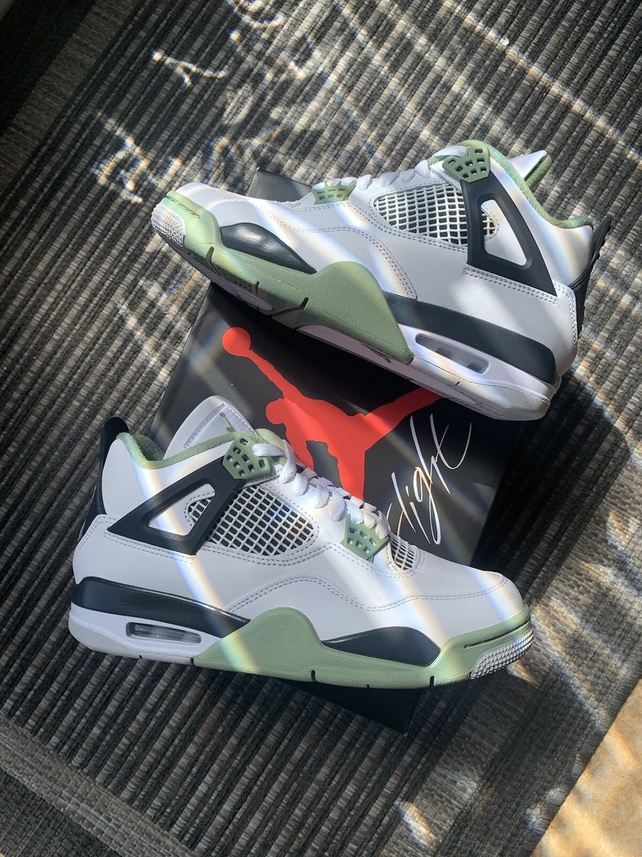 Nike Air Jordan 4 Seafoam Oil Green Size 6W-10W (4.5Y-8.5US