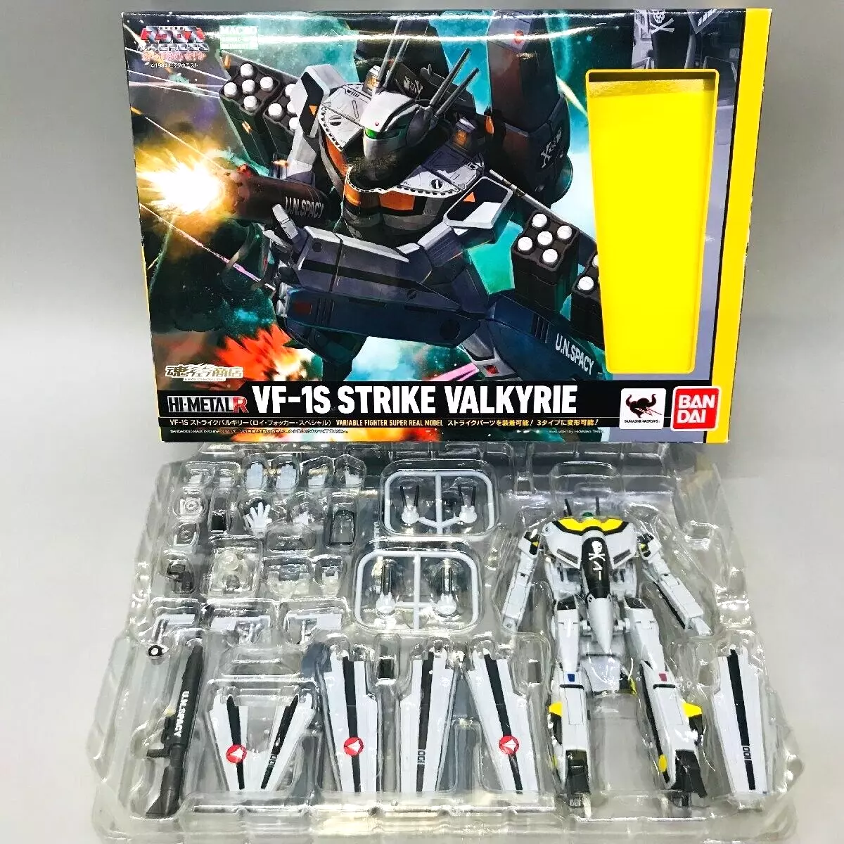 BANDAI Hi-Metal R VF-1S Strike Valkyrie Roy Focker Special Figure