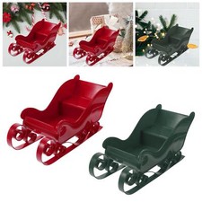 Santa Sleigh Sleigh Sculpture Christmas Tabletop Fireplace Collectible Festival