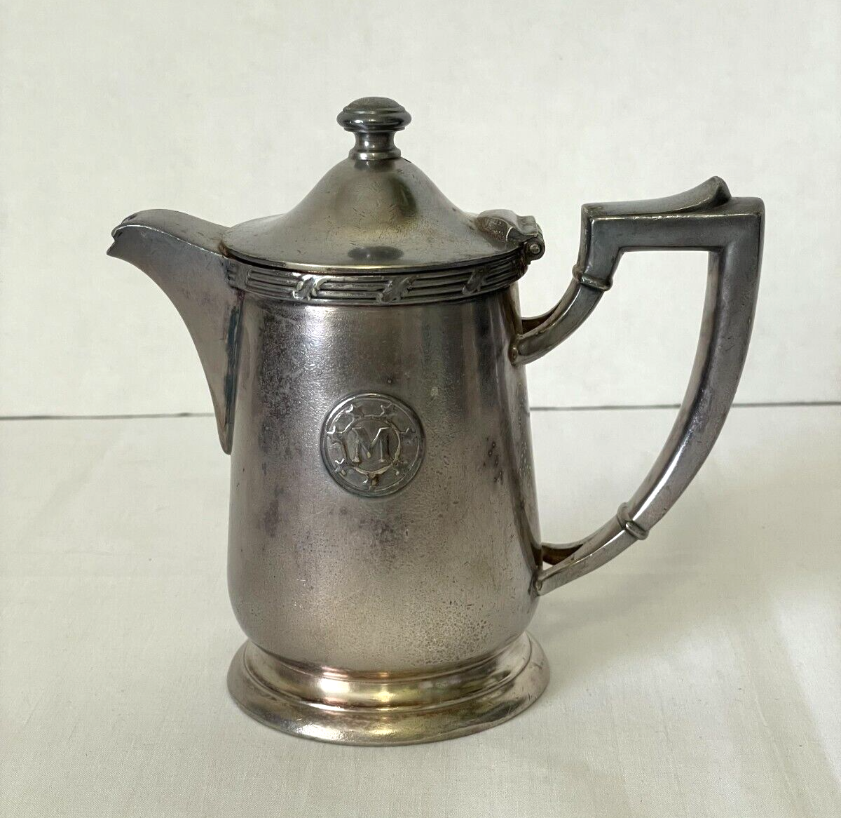 Vintage International Silver Company silver soldered syrup cream