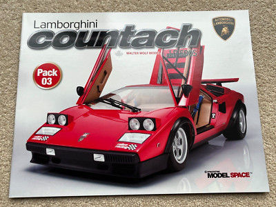 Pack 3 Magazin Deagostini Lamborghini Countach Walter Wolf Modell LP500S