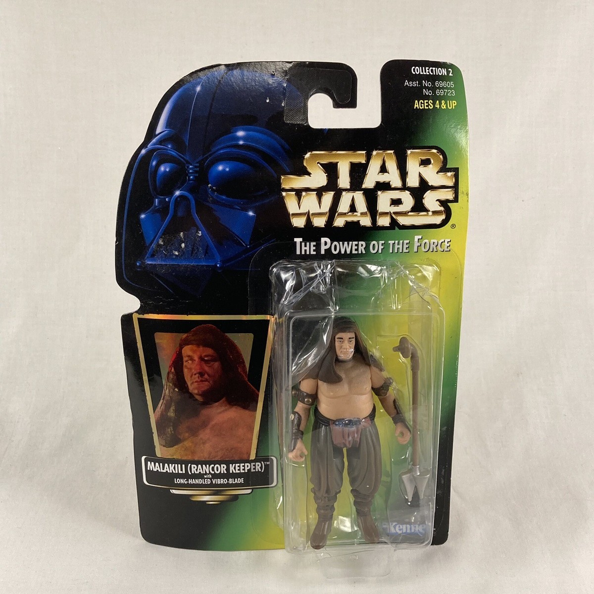 Kenner Star Wars Power Of The Force Malakili Rancor Keeper Sealed 