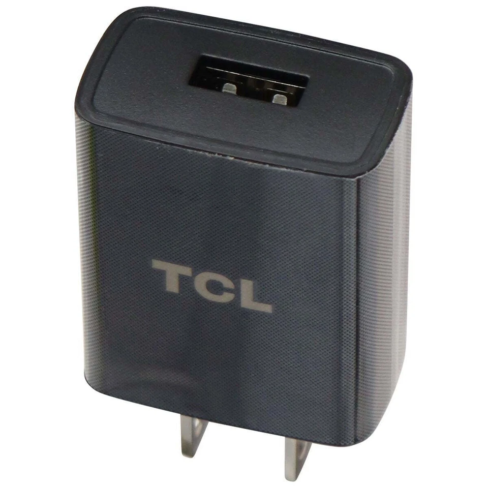 LOTE 5 TCL (5V/1A) Puerto USB Único Cargador de Pared Adaptador de Viaje - Negro (UC11US) Foto 3 de 4