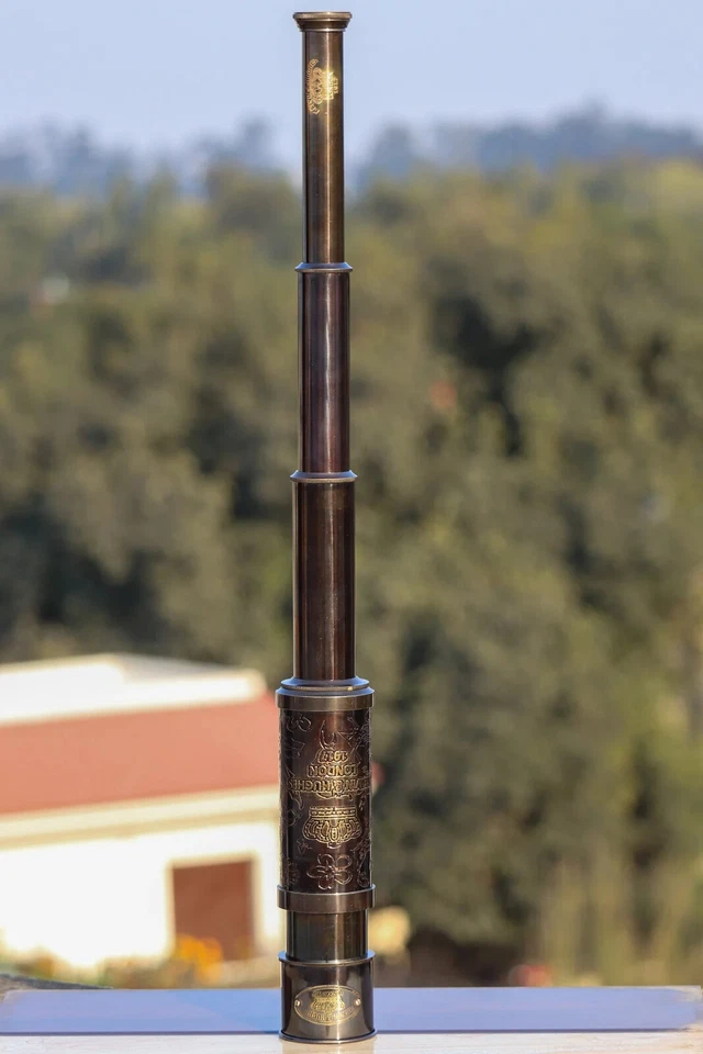 Personalised Brass Portable Telescope || Royal Brass Telescope - Image 4 of 4
