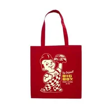 Bob's Big Boy Restaurant Red Tote Bag - NEW