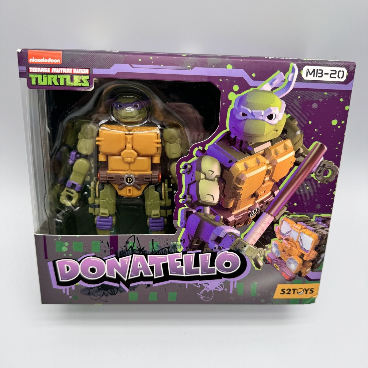 52TOYS MEGA BOX タートルズ レオナルド 52Toys Megabox Teenage Mutant Ninja Turtles MB-20 Donatello