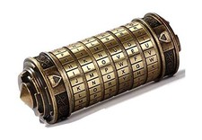 Cryptex Da Vinci Code Mini Cryptex Lock Puzzle Boxes with Hidden Compartments...