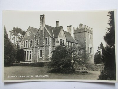 The Baron's Craig Hotel Rockcliffe Dumfries & Galloway Echtfoto Postkarte H20