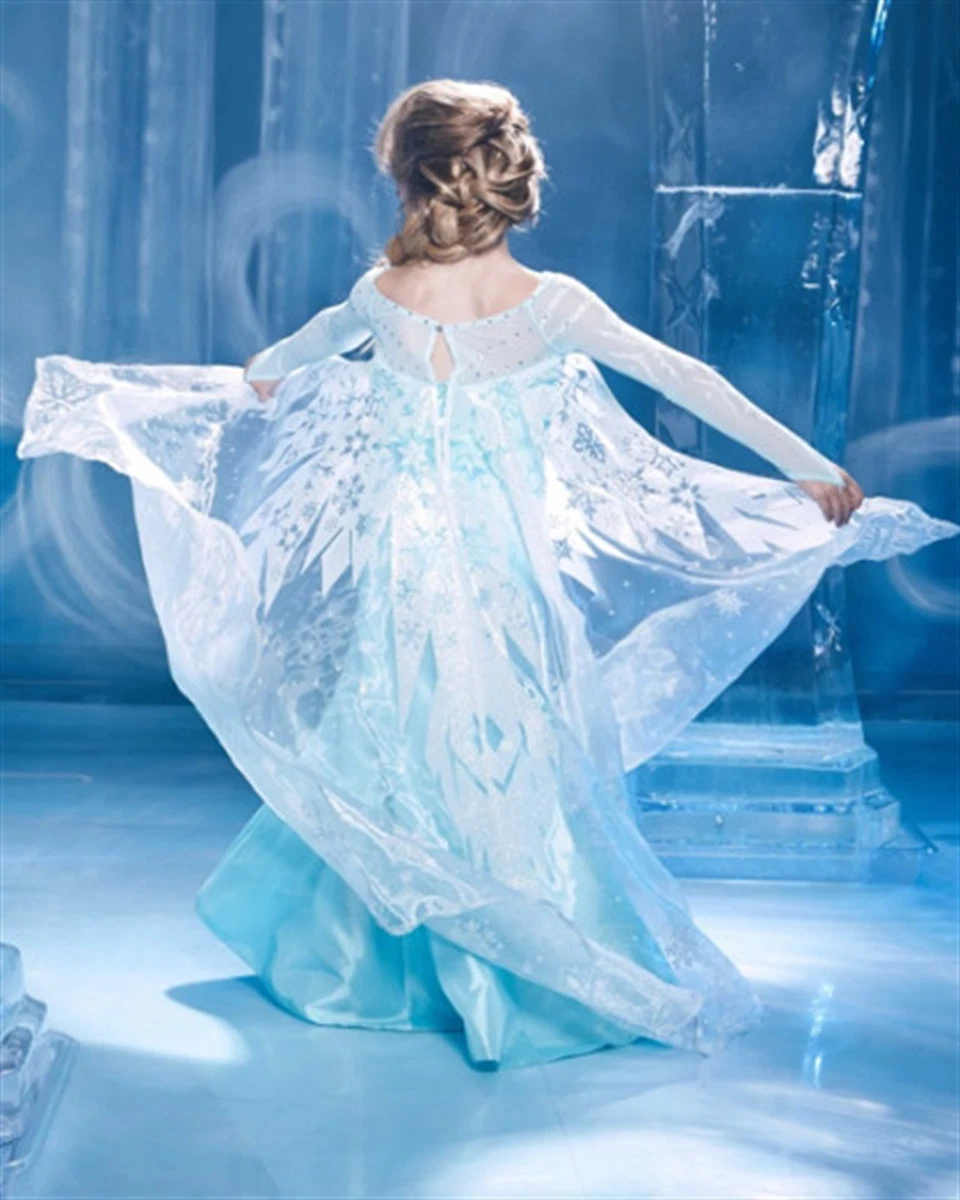 Elsa 10th Anniversary Deluxe Costume For Kids, Frozen