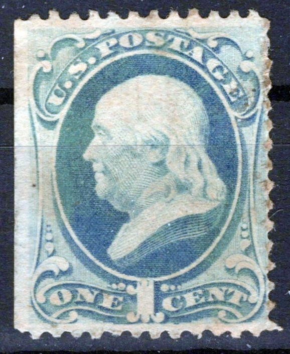 US Stamps 182 MNG FVF 1c Franklin American BNC ZAYIX 1124NB026 | eBay