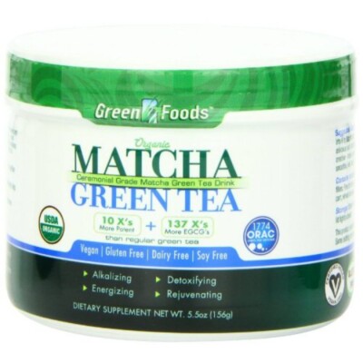 Green Foods Organic Matcha Green Tea, 5.5 Ounce