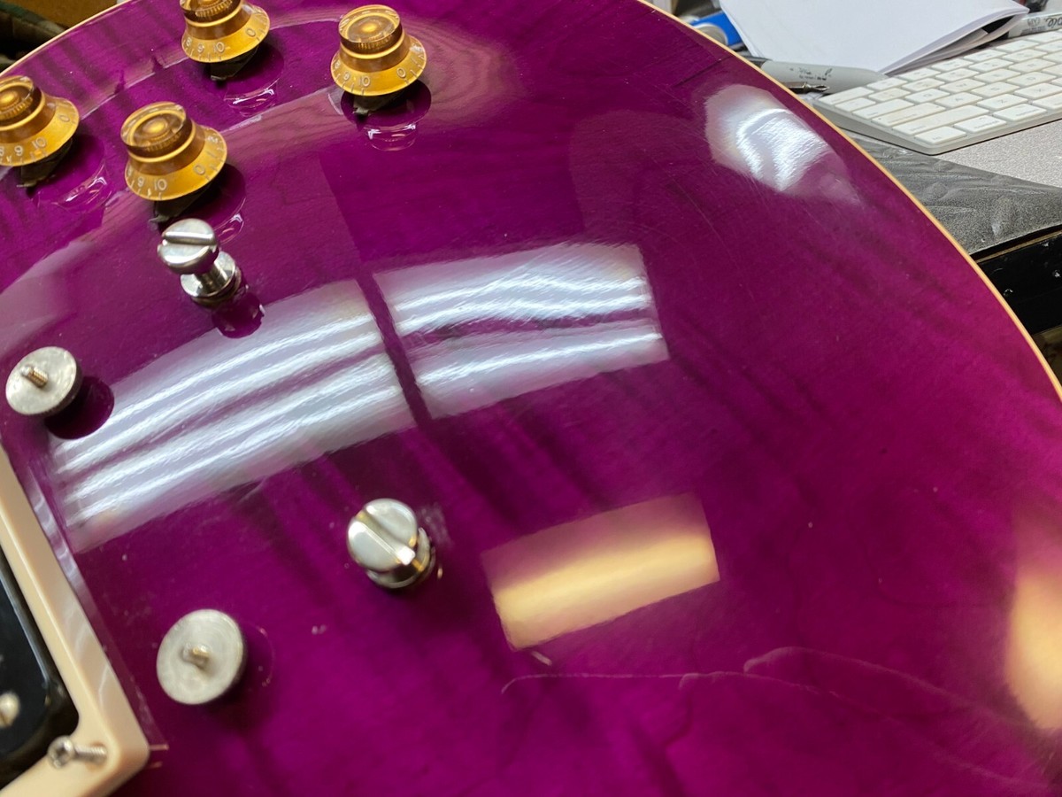 1992 Gibson Les Paul Classic Plus Fuchsia Purple 1960 1992 Gibson Les Paul Classic Plus Fuchsia Purple 1960