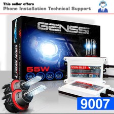 Ac 55w Hid Kit 9007 Hb5 Bi-xenon 8000k Bright Oem White Beam Conversion Light