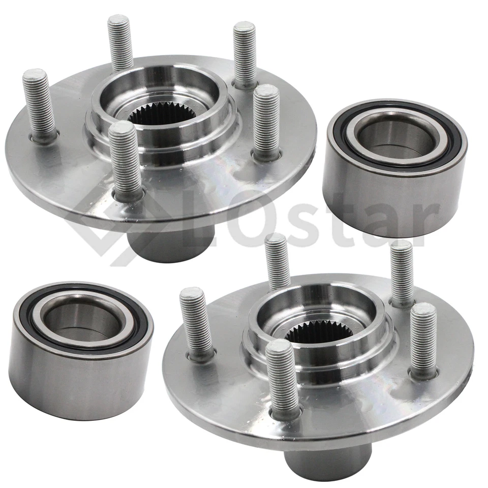 Pair(2) Front Wheel Hub & Bearing Fits 93-02 Nissan Quest 97-02 Mercury villager - Image 3 of 4