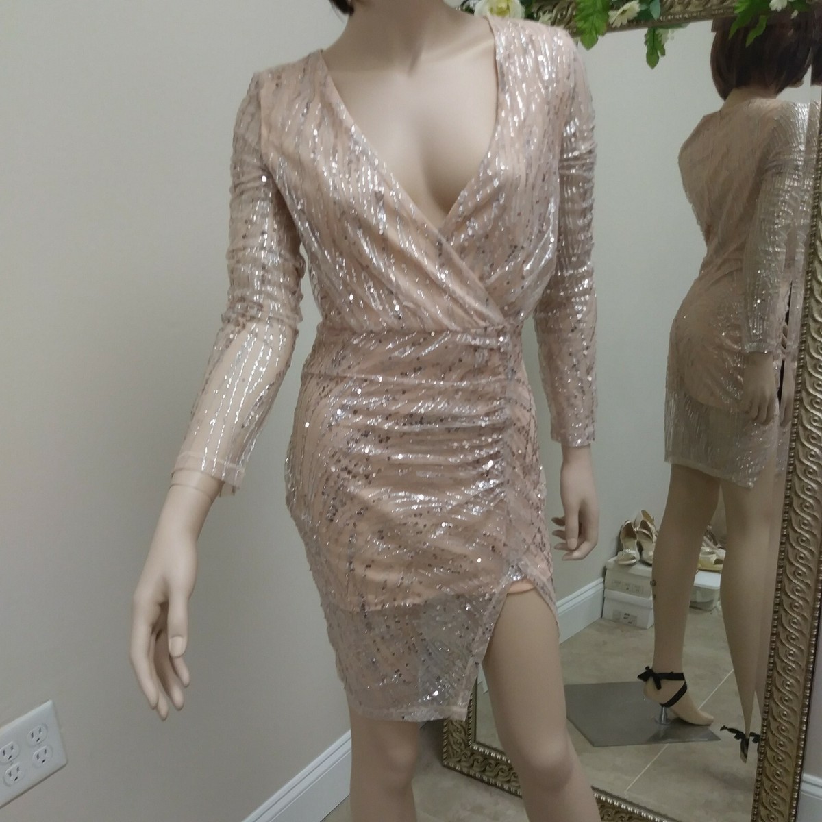 rose beige dress Luciana Maxi Dress - Beige & Rose Floral Maxi main image 0