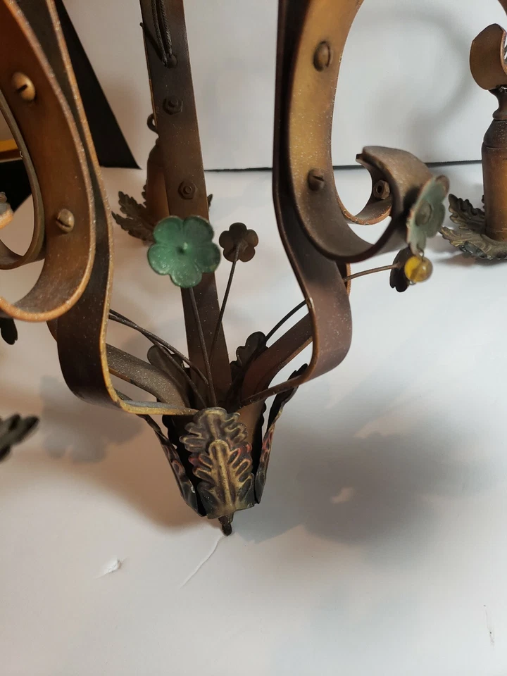 Accesorio de misión Arts & Crafts grande con pintura original para restauración antiguo GR2 Foto 2 de 4