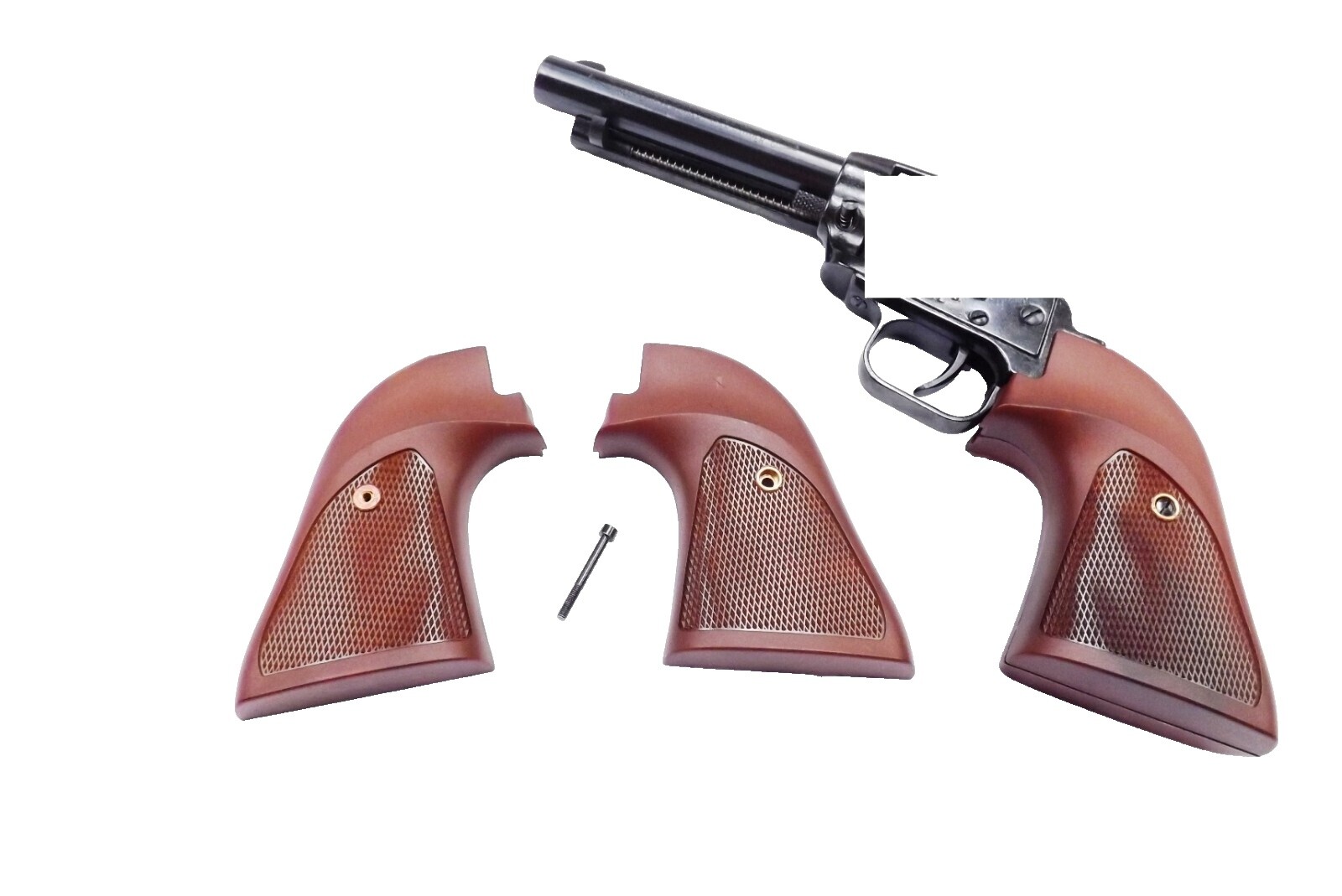 Poignées De Rechange Premium Pour Heritage Arms Rough Rider - Modèle Chief ABS Blanc