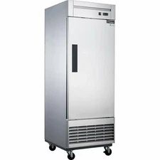 NEW 27" Compact 1 Door Commercial Freezer Stainless 120V Dukers D28EF #3889