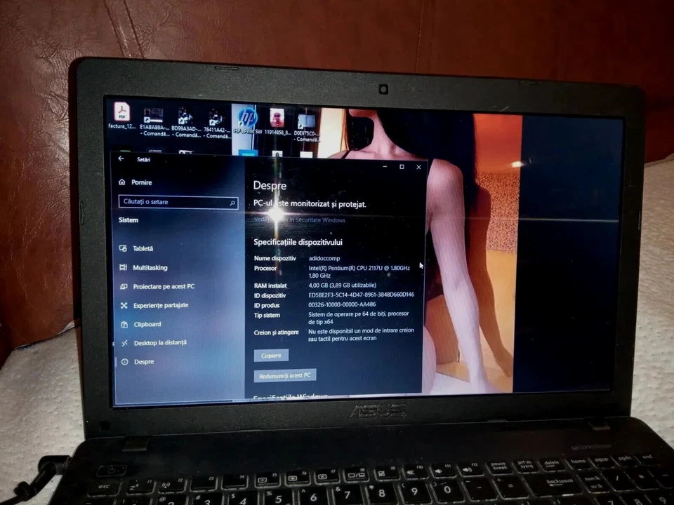 Portátil Asus X552C 4 GB RAM/500 GB Duro, NVIDIA GeForce 710M, Windows 10 Oficial - Imagen 3 de 4