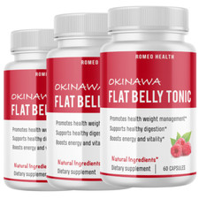 (3 Pack) Okinawa - Flat Belly Tonic Dietary Supplement 60 Capsules