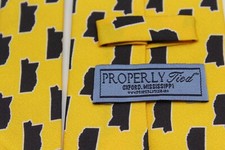 1484 ) PROPERLY TIED MEN'S TIE 100% SILK MADE IN USA
