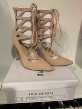 fashion nova shoes style Selina-6 color nude size 6.5