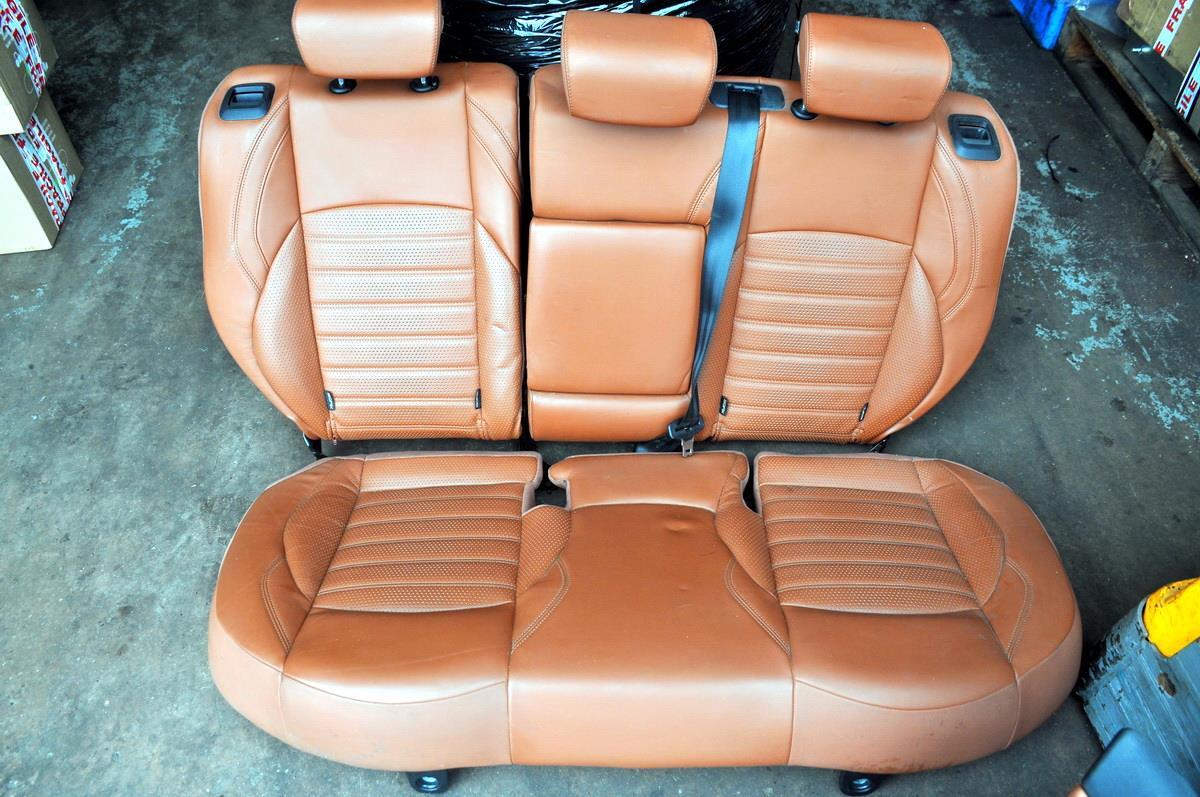 Alfa Romeo Giulietta full leather rear seats orange