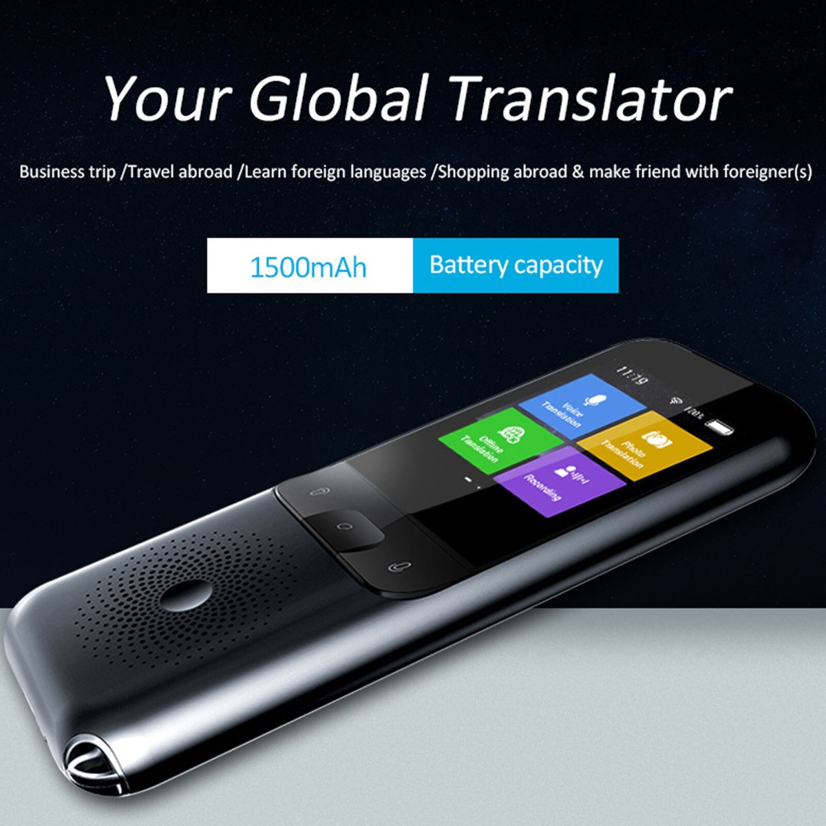 Translation Device Smart Voice Photo Translator 2 Way Instant 138 ...