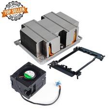 New For Dell R540 2nd CPU Holder 2U Heatsink Fan Upgrade Kit KG4MM H3H8Y XPDVP