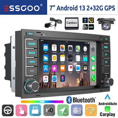 Android 13 Autoradio Carplay Navi +Kamera Für VW Touareg T5 Transporter Multivan - Bild 1 von 4