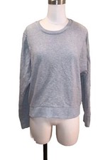 Cult Of Individuality Women  s Gray Zip Back Sweatshirt Size Large