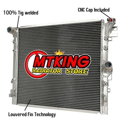 Aluminum Radiator for 2007-2018 2017 2015 Jeep Wrangler JK 3.6L 3.8L V6 Engine W