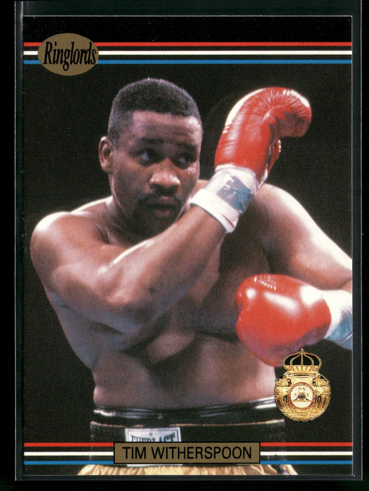 1991 Ringlords #4 Tim Witherspoon [NM] [WBA] [Base Set Boxing Card]
