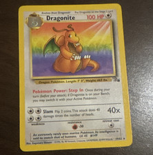 1999 dragonite pokemon card value 1999 Topps Pokmon the First Movie Dragonite 12 of 12 Die-Cut